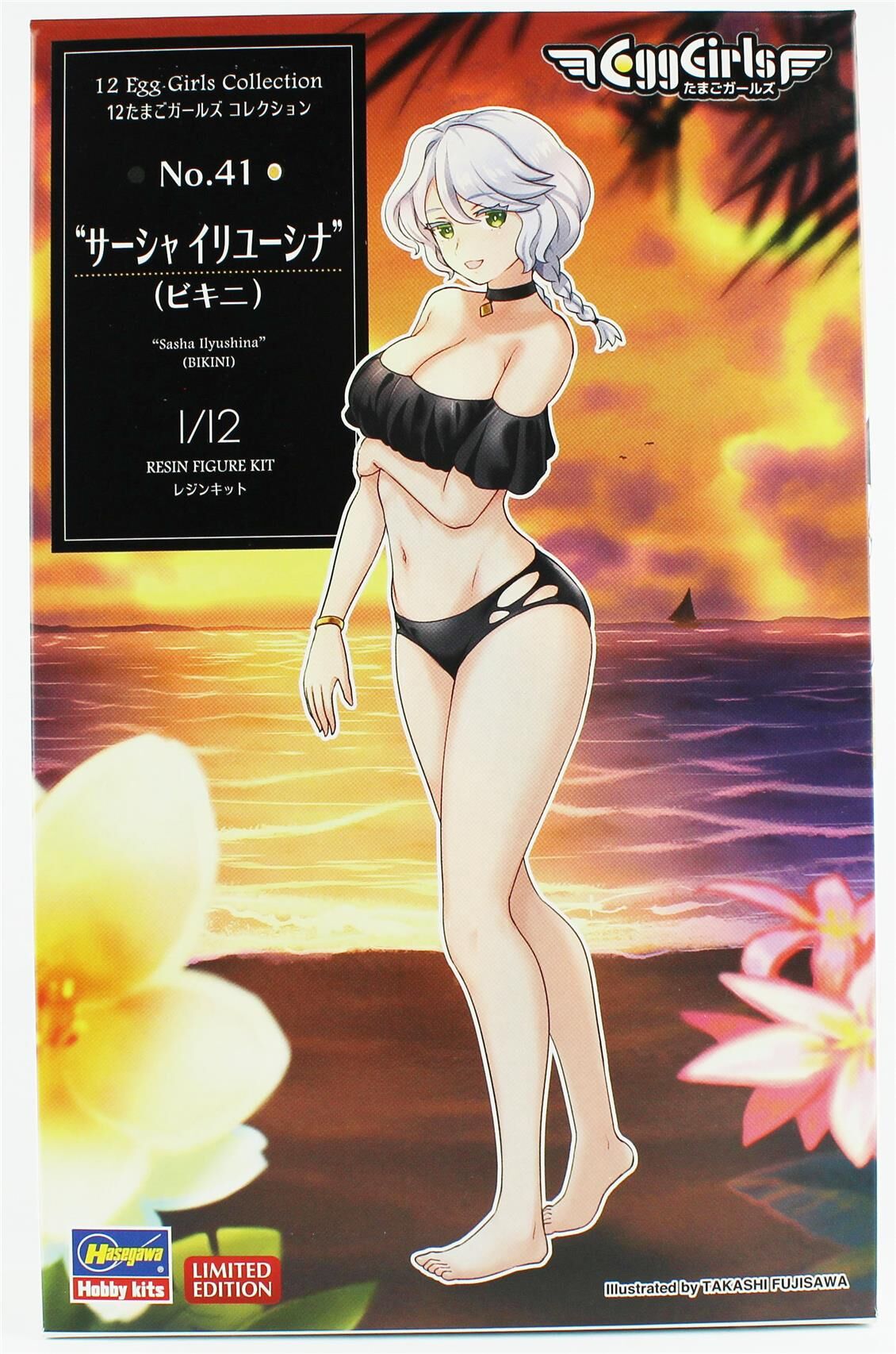 Hasegawa SP580 52740 1/12 Ölçek, 12 Egg Girls Collection 41 (Sasha Ilyushina) (Bikini) Resin Model Kiti