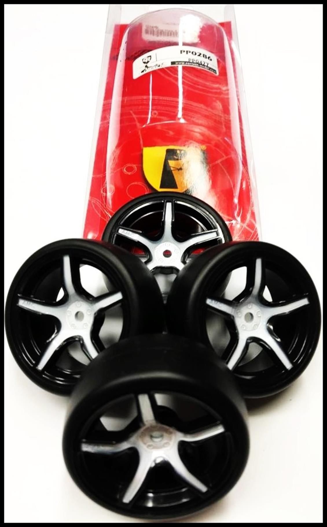 Correct Model PP0286 1/10 Ölçek, Plating 1/10 Ölçek, Painting Wheel-Drift Tire