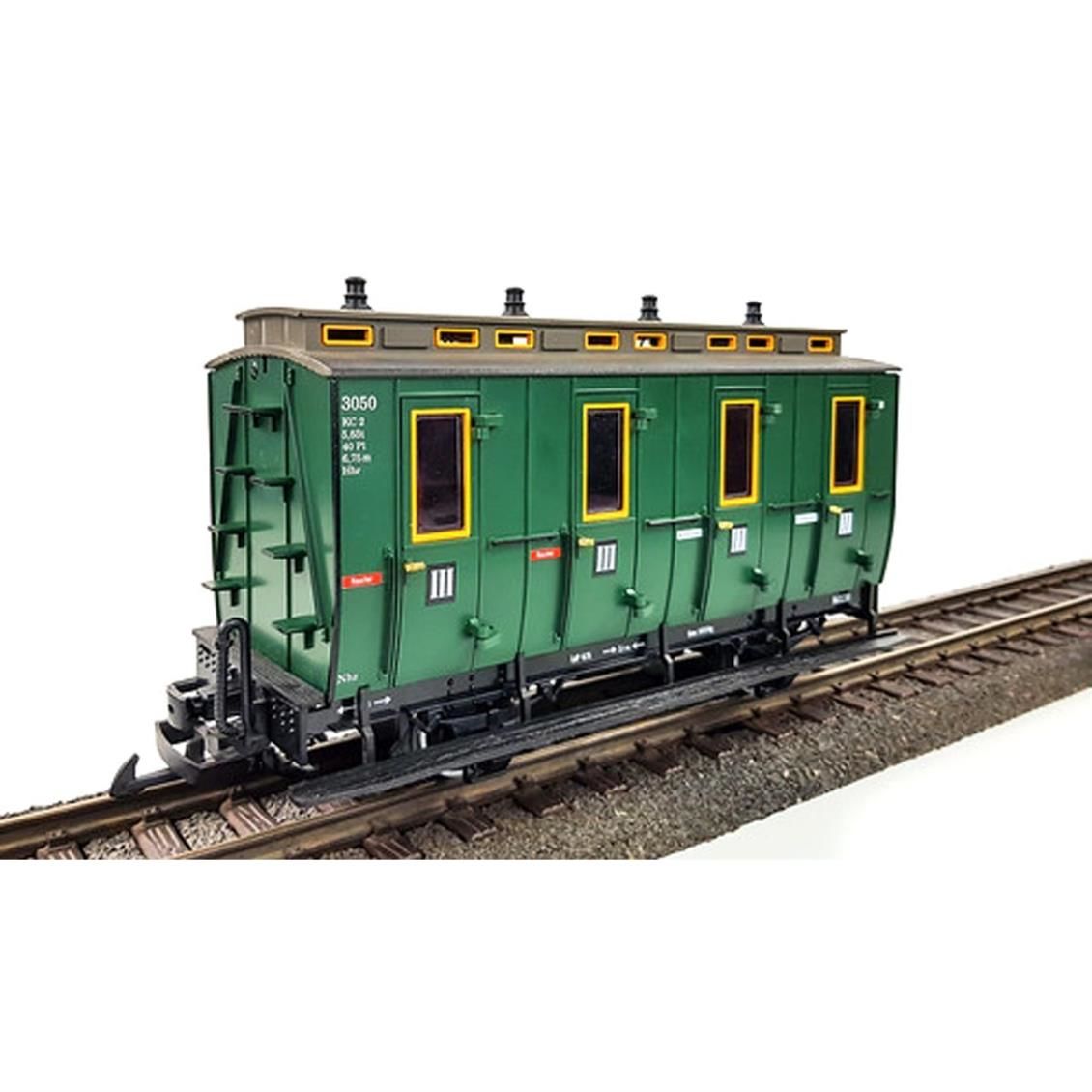 LGB 30500 1/22,5 Ölçek, 3. Sınıf Kompartımanlı Vagon