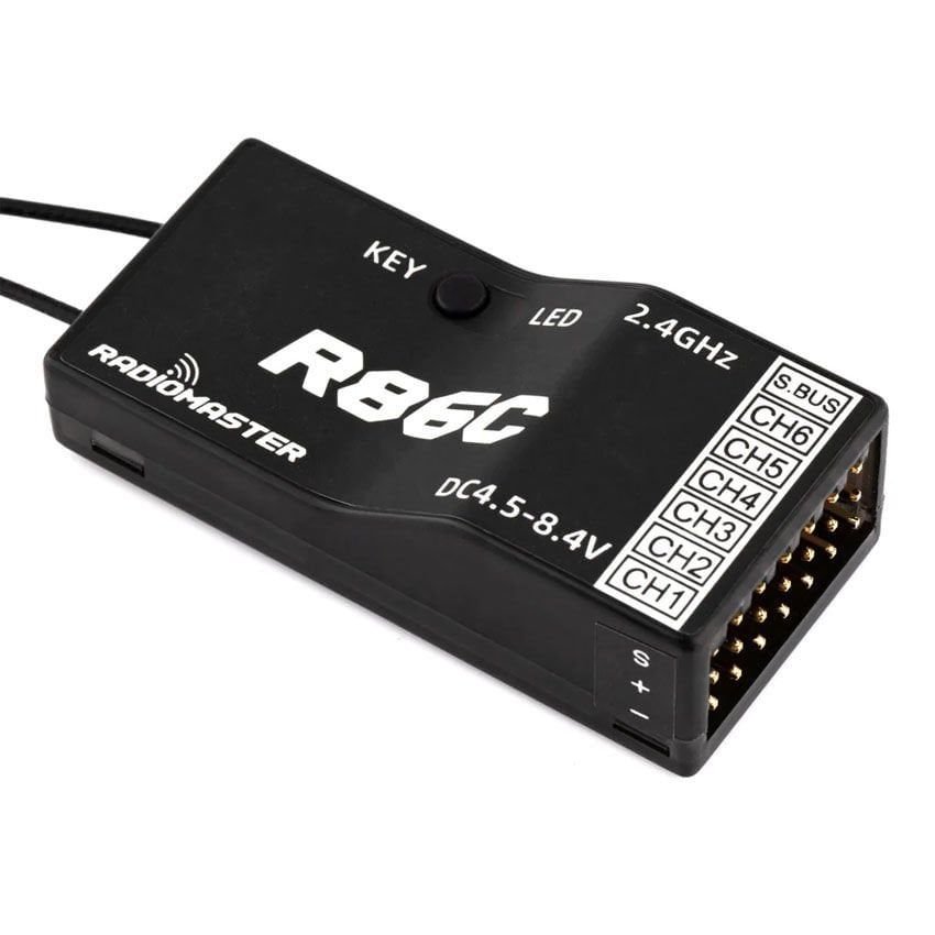 RadioMaster R86C V2 6-Kanal PWM / 8-Kanal S-Bus Alıcı 2.4Ghz