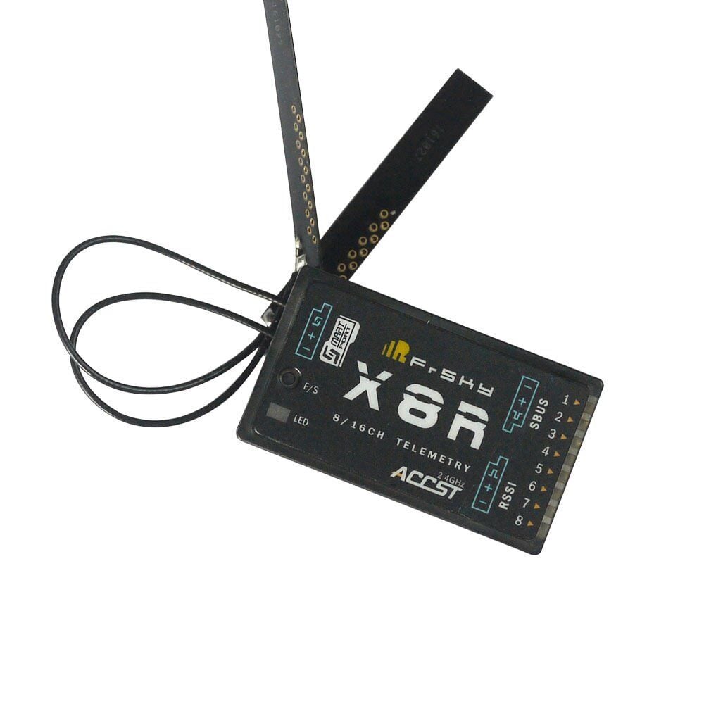 FrSky X8R 8-Kanal PWM / 16-Kanal S-BUS ACCST Alıcı (Telemetri Destekli)