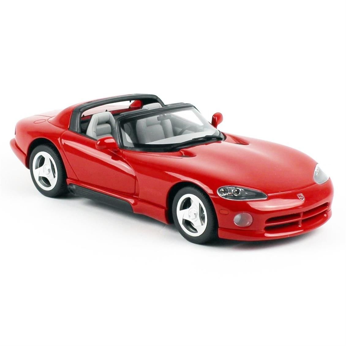 GTspirit 156 1/18 Ölçek, Dodge Viper RT/10 (Resin Seri), Kırmızı, Sergilemeye Hazır Metal Araba Modeli