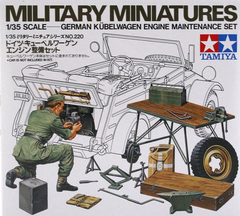 1/35 Kuebelvagen Engine Set