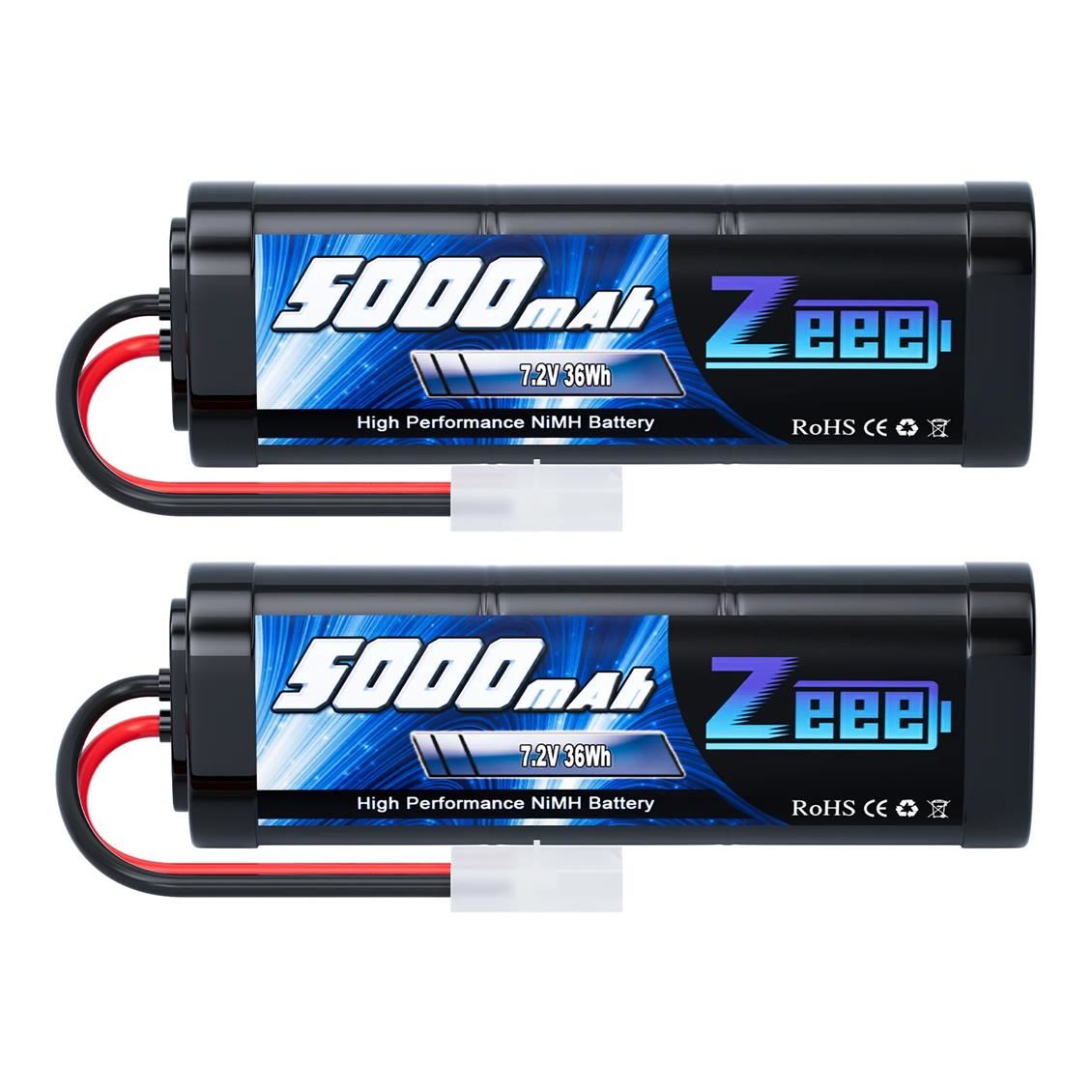 Zeee Power 7.2 Volt, 5000 mAh, SC, Tamiya Fişli, Ni-Mh Pil Grubu