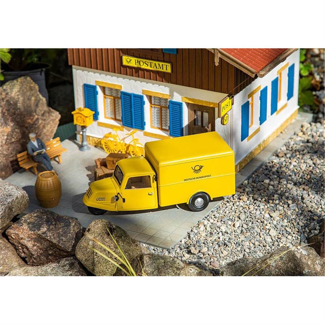 Faller 331617 1/22,5 Ölçek, Goliath, 3 Tekerli Posta Arabası, Plastik Model Kiti
