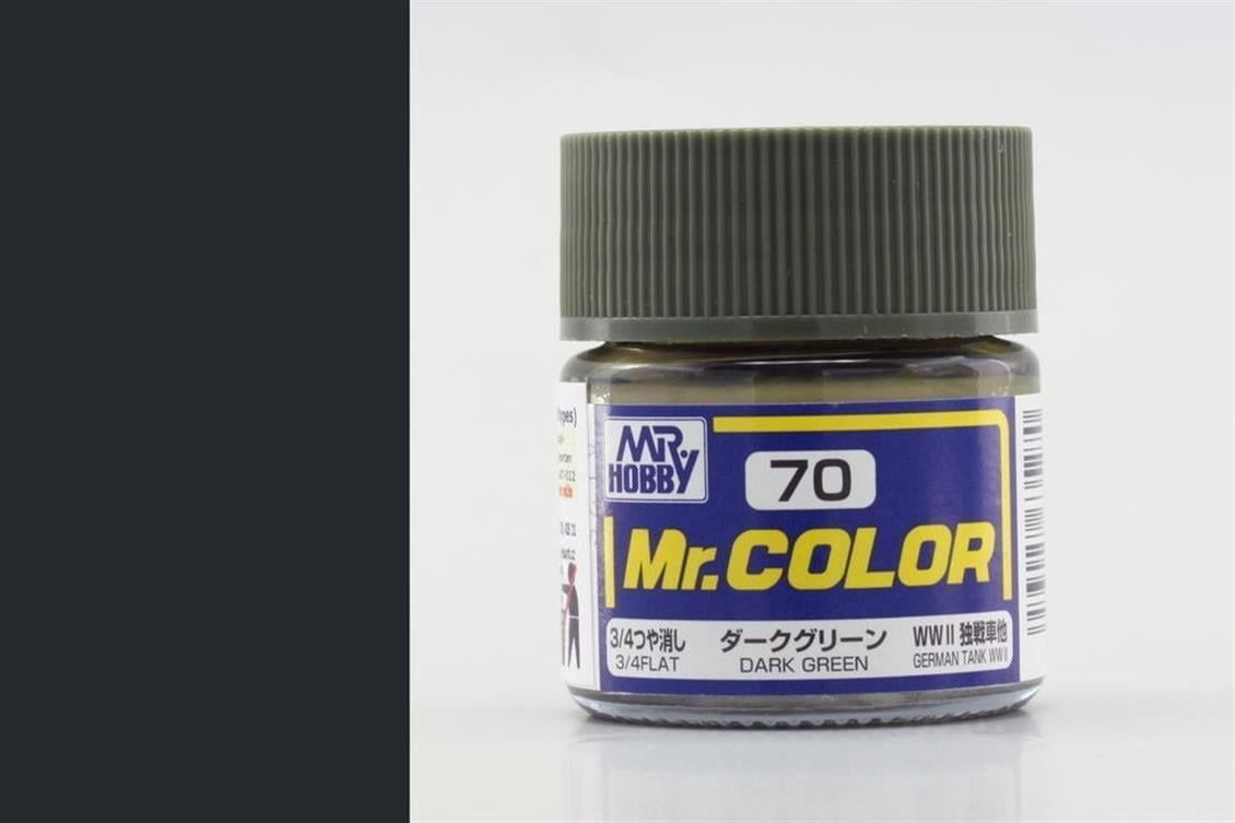 Mr.Hobby C-070 10 ml. Dark Green, Mr.Color Serisi Model Boyası