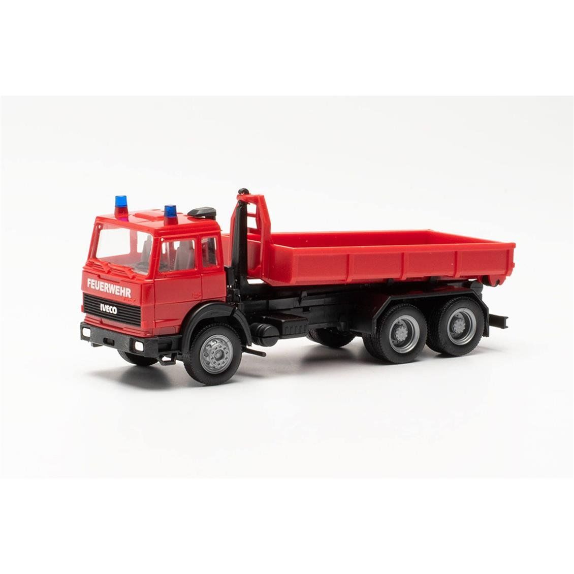 Herpa 097178 1/87 Ölçek, Magirus Damperli İtfaiye Kamyonu, Sergilemeye Hazır Model Araç