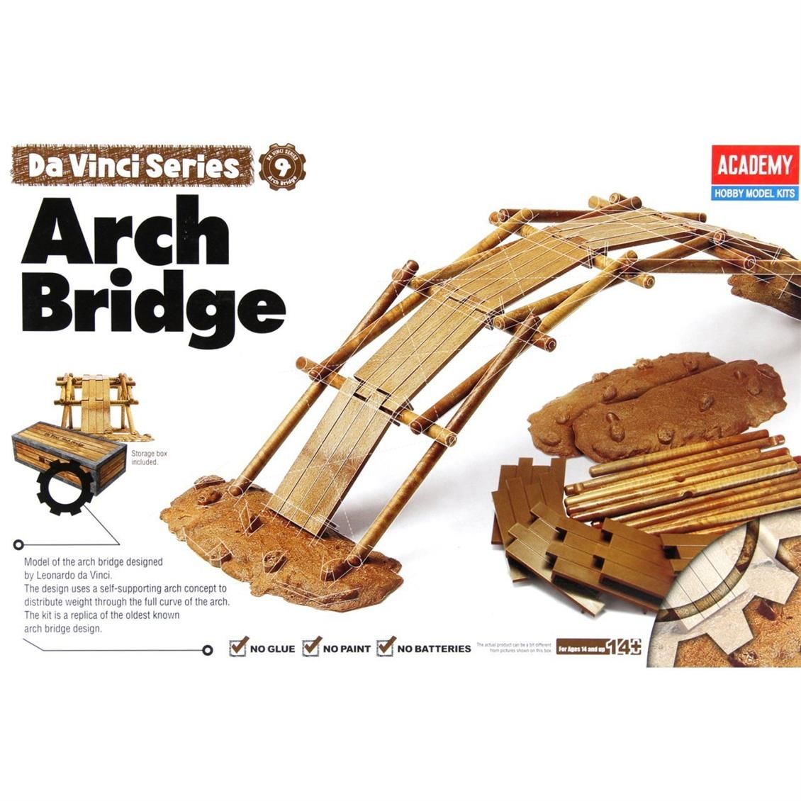 Academy 18153 Da Vinci Kemerli Köprü, Plastik Model kiti
