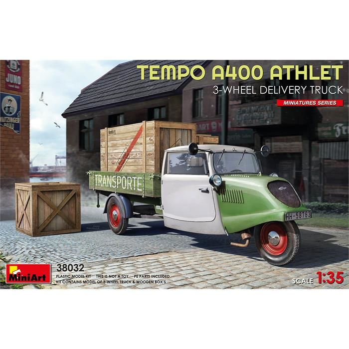 MiniArt Tempo A400 Athlet 3 Tekerlekli Servis Kamyonu