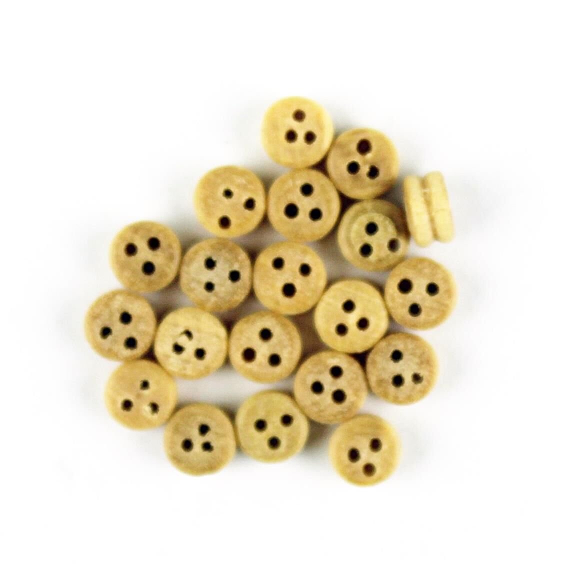 Occre 17003 3 Delikli, 4 mm Kasnak, Ahşap, 18 Adet