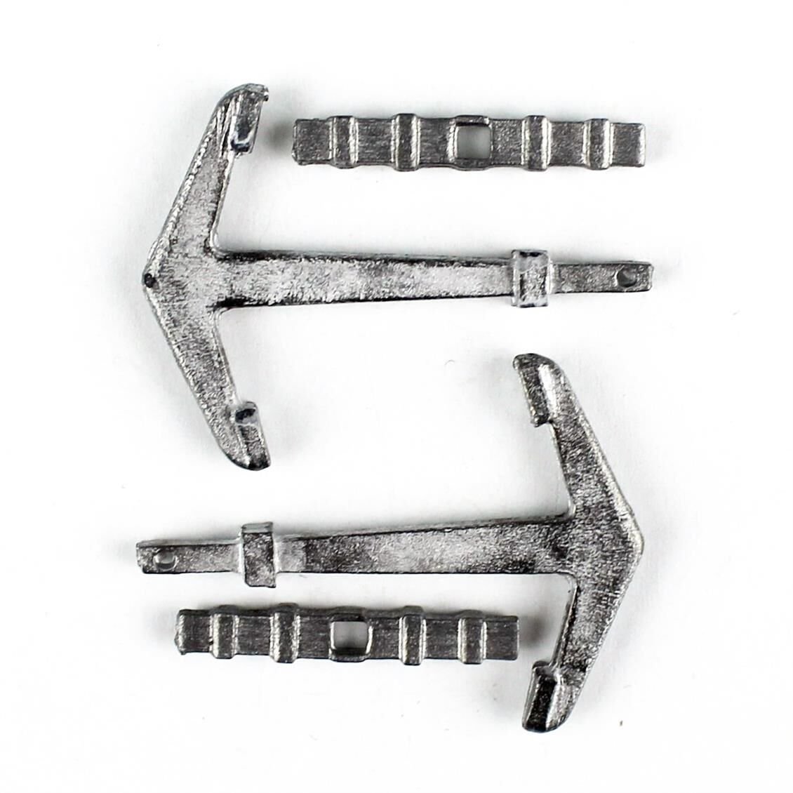 Occre 17013 30 mm.Antik Çapa ve Dipçik, Zamak, 2 Adet