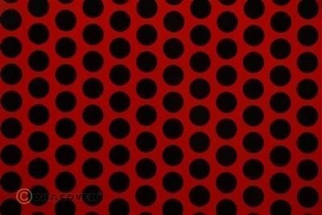 Oracover 41-023-071-002 Fun 1 - Ferrarı Red-Black-2 Metre-
