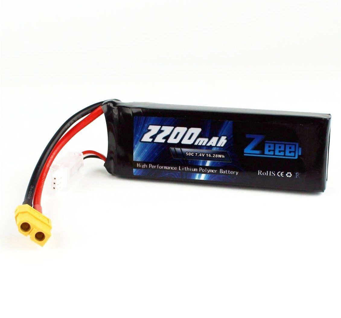 Zeee Power 7.4V 2200 mAh 50C Li-Polymer Pil