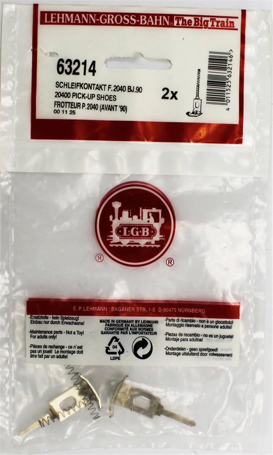 LGB 63214 Ray Kontakları ,2 Parca