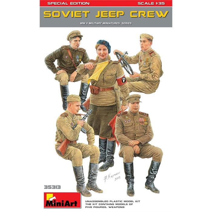 MiniArt Sovyet Jeep Mürettebatı. Özel Üretim