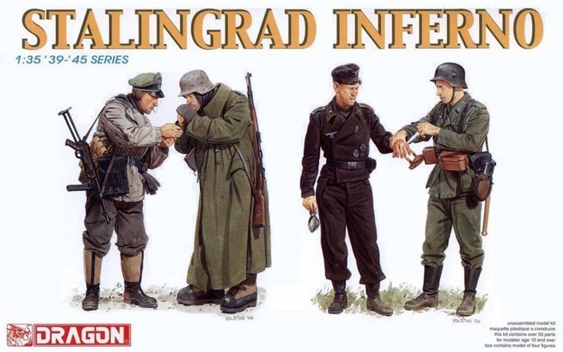 Dragon 6343 1/35 Ölçek, Stalingadr Cehennemi Asker Figürleri Plastik Model Kiti