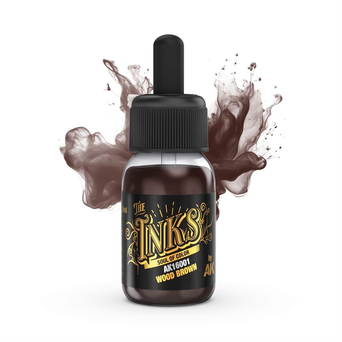 AK 16001 30 ml. Akrilik Mürekkep, Wood Brown