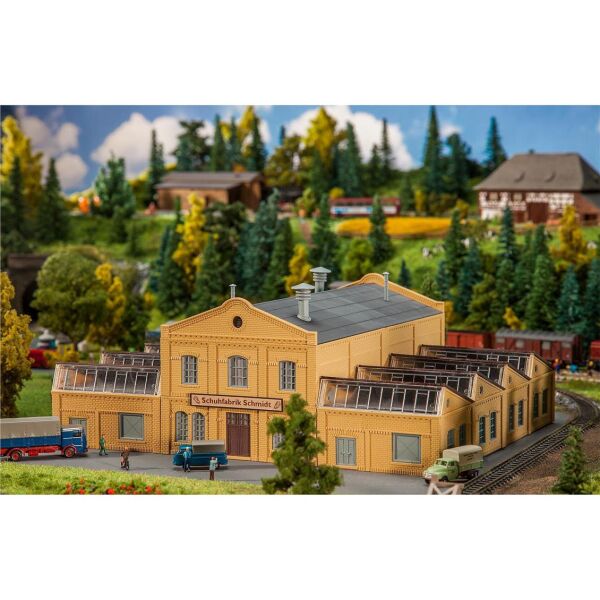 Faller 222220 1/160 Ölçek, Schmidt Ayakkabı Fabrikası, Plastik Model Kiti