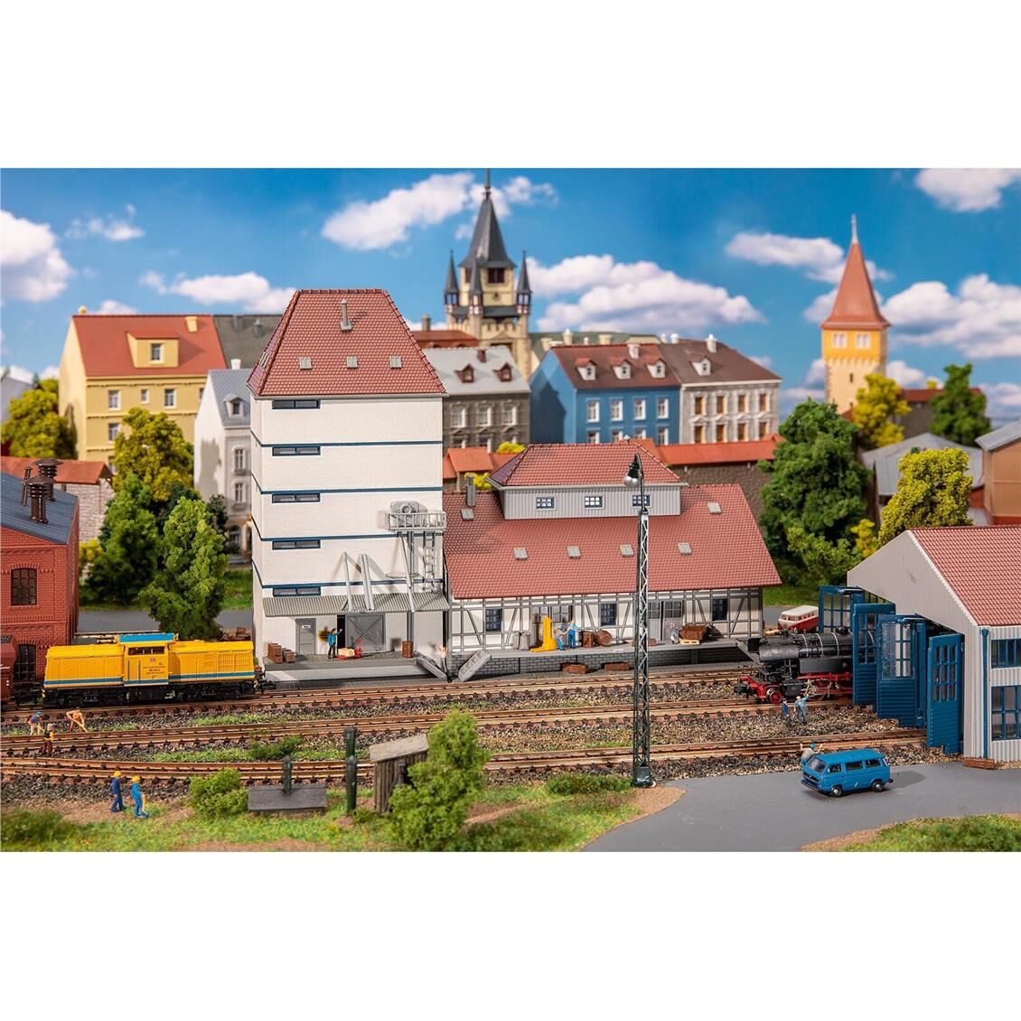 Faller 222223 1/160 Ölçek, COOP Aktarma Deposu, Plastik Model Kiti