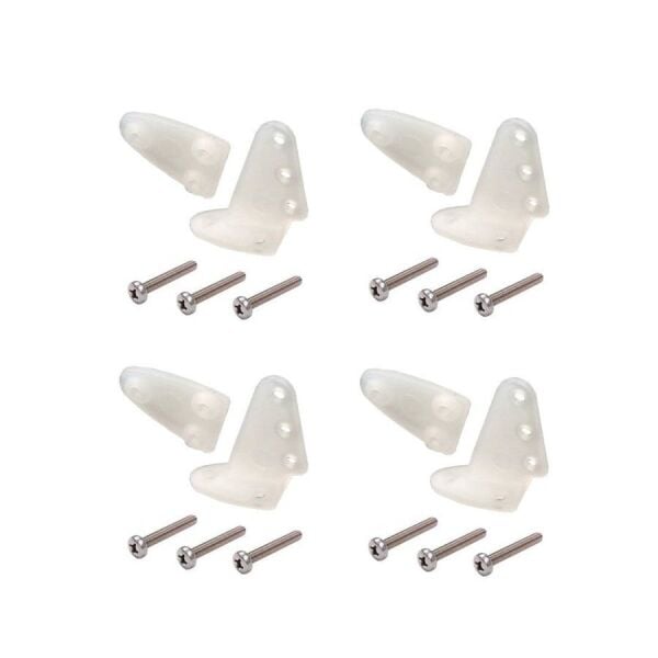 Plastik Yeke 13.5x16 mm (4 adet Yeke ve Vidalar)