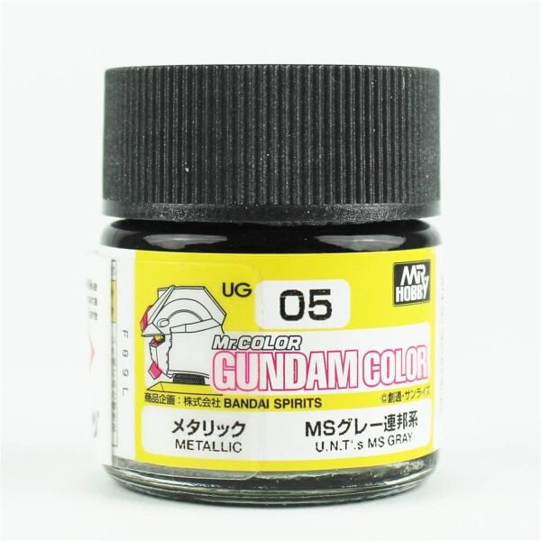 Mr.Hobby UG-05 10 ml. MS Grey, Gundam Color Serisi Model Boyası