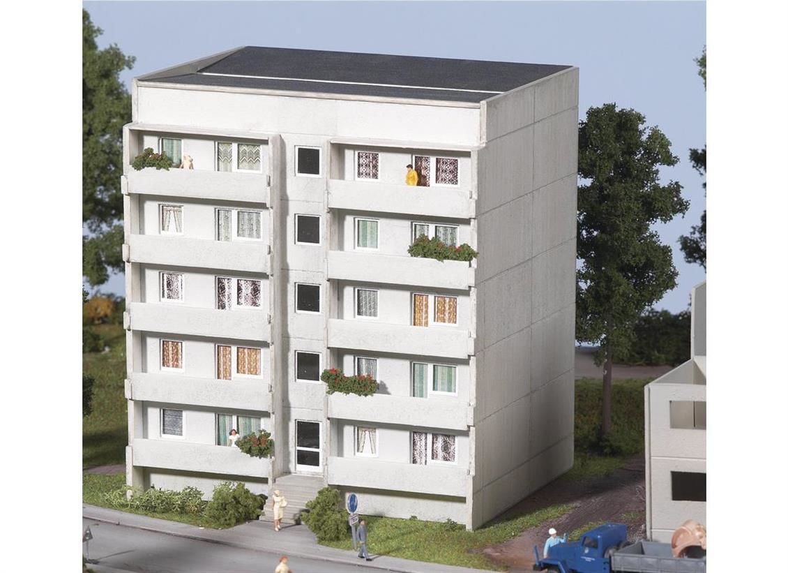 Piko 61146 1/87 Ölçek, Prefabrik Apartman, Plastik Model Kiti