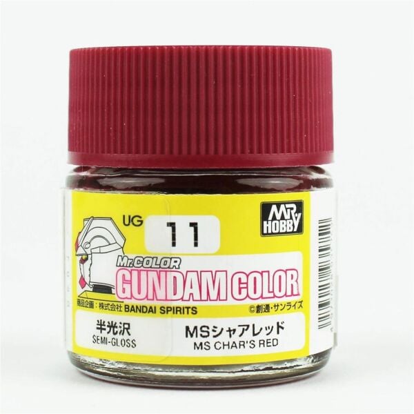 Mr.Hobby UG-11 10 ml. MS Char's Red, Gundam Color Serisi Model Boyası