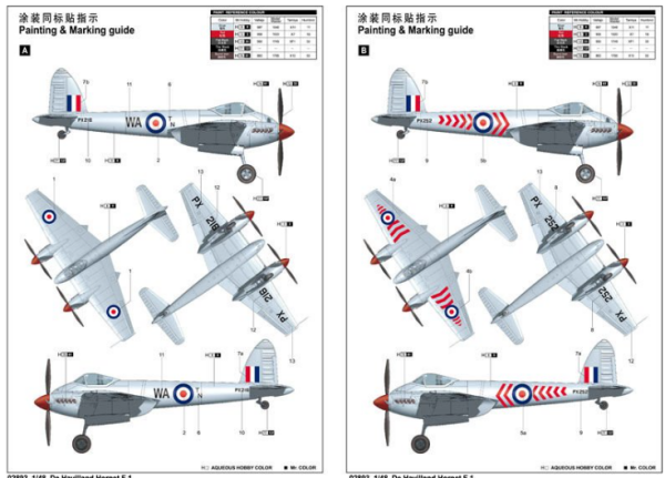 1/48 De Havilland Hornet F,1
