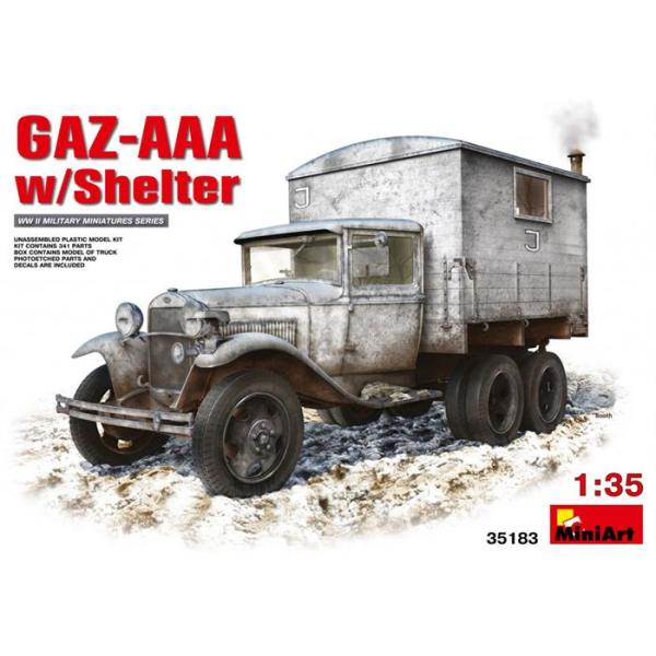 MiniArt GAZ-AAA. Sığınak ile birlikte.