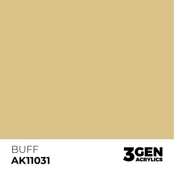 AK 11031 17 ml. Buff, 3GEN Akrilik Model Boyası
