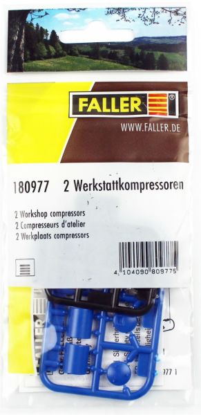 Faller 180977 1/87 Ölçek, Hava Kompresörü, Plastik Model Kiti, 2 Adet