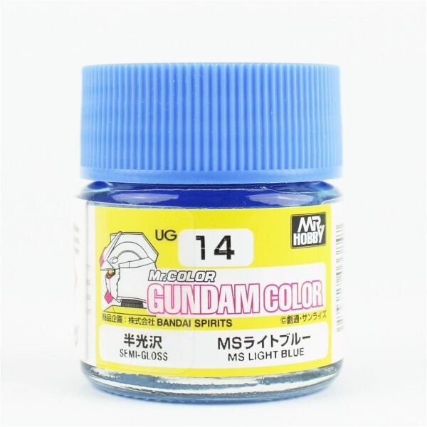 Mr.Hobby UG-14 10 ml. Light Blue, Gundam Color Serisi Model Boyası