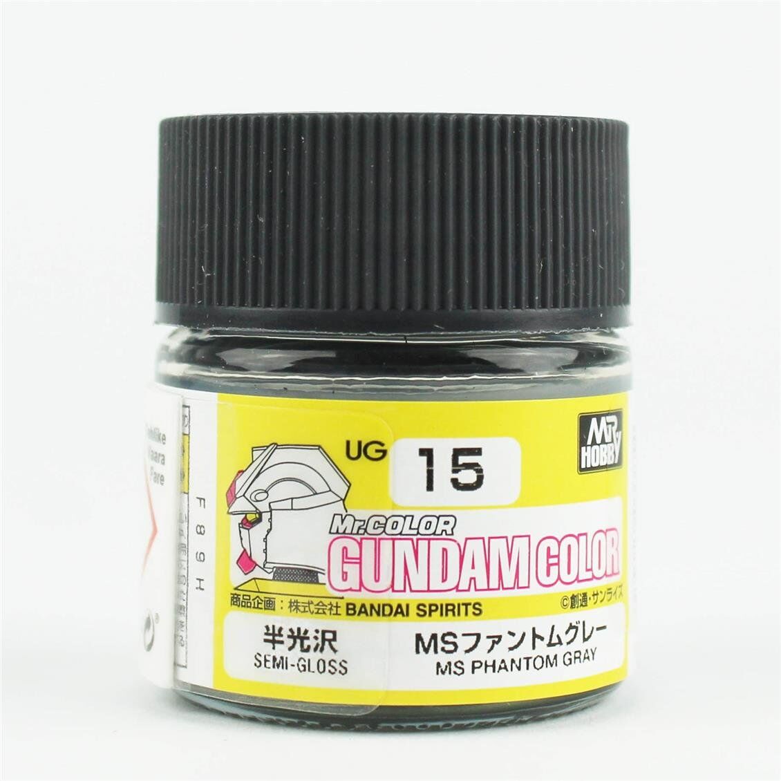 Mr.Hobby UG-15 10 ml. Phantom Grey, Gundam Color Serisi Model Boyası