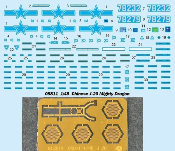 1/48 Chinese J-20 Mighty Dragon