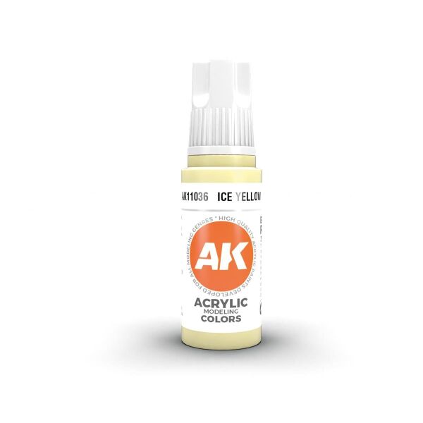 AK 11036 17 ml. Ice Yellow, 3GEN Akrilik Model Boyası