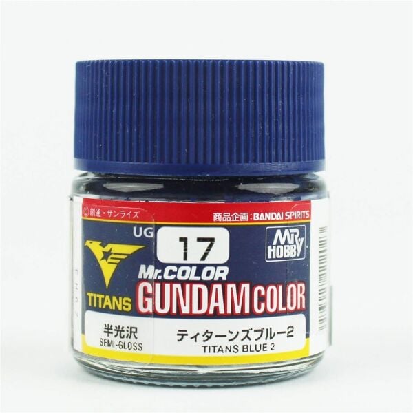 Mr.Hobby UG-17 10 ml. Titans Blue 2, Gundam Color Serisi Model Boyası