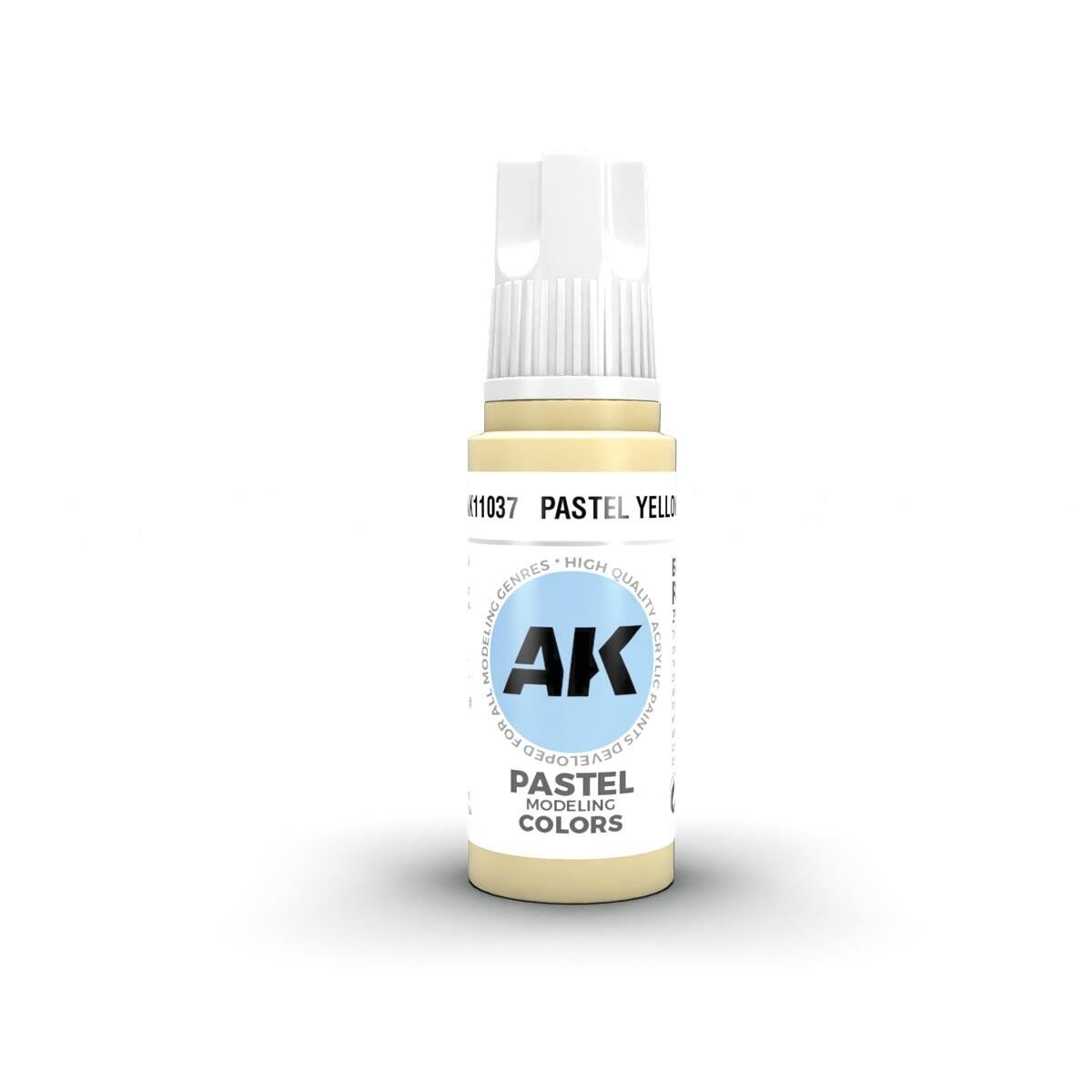 AK 11037 17 ml. Pastel Yellow, 3GEN Akrilik Model Boyası