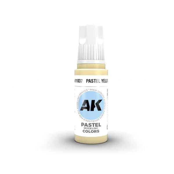 AK 11037 17 ml. Pastel Yellow, 3GEN Akrilik Model Boyası