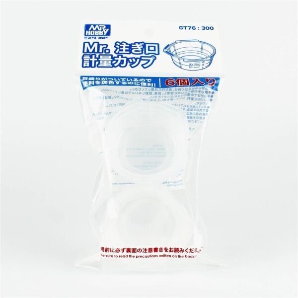 Mr.Hobby GT-76 Karıştırma ve Dökme Kabı, 6 Adet