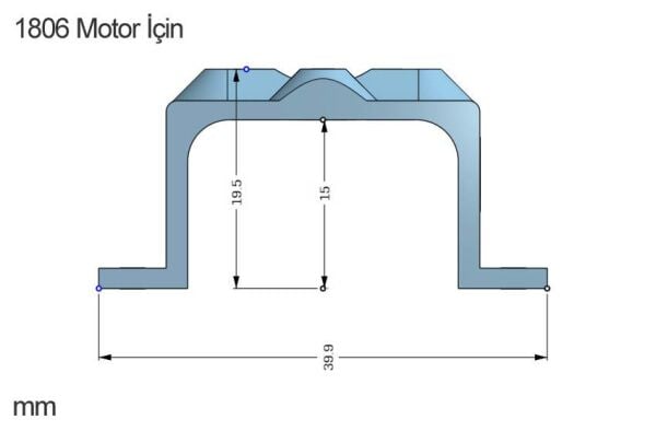 2212 U Tipi Motor Bağlantı Yatağı