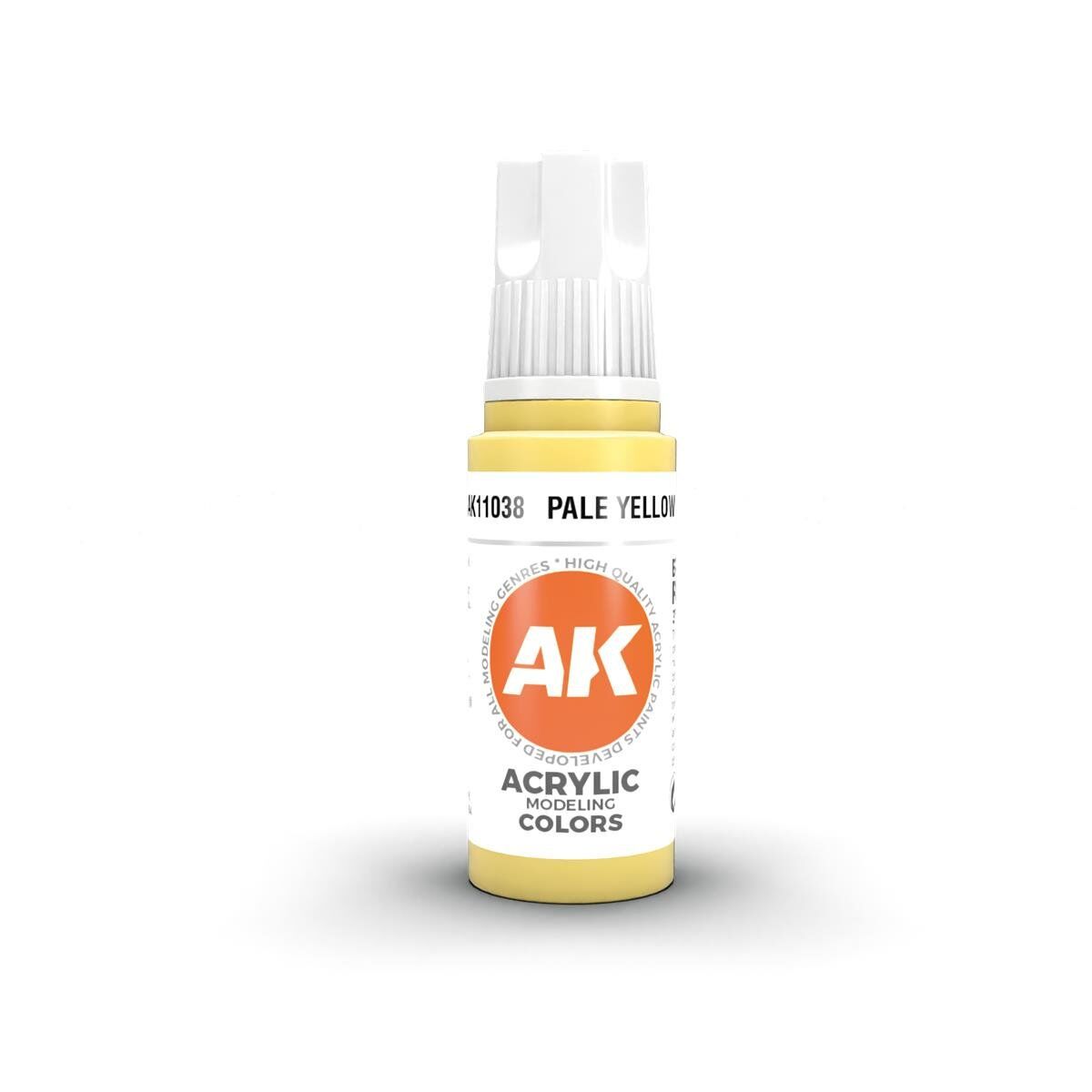 AK 11038 17 ml. Pale Yellow, 3GEN Akrilik Model Boyası