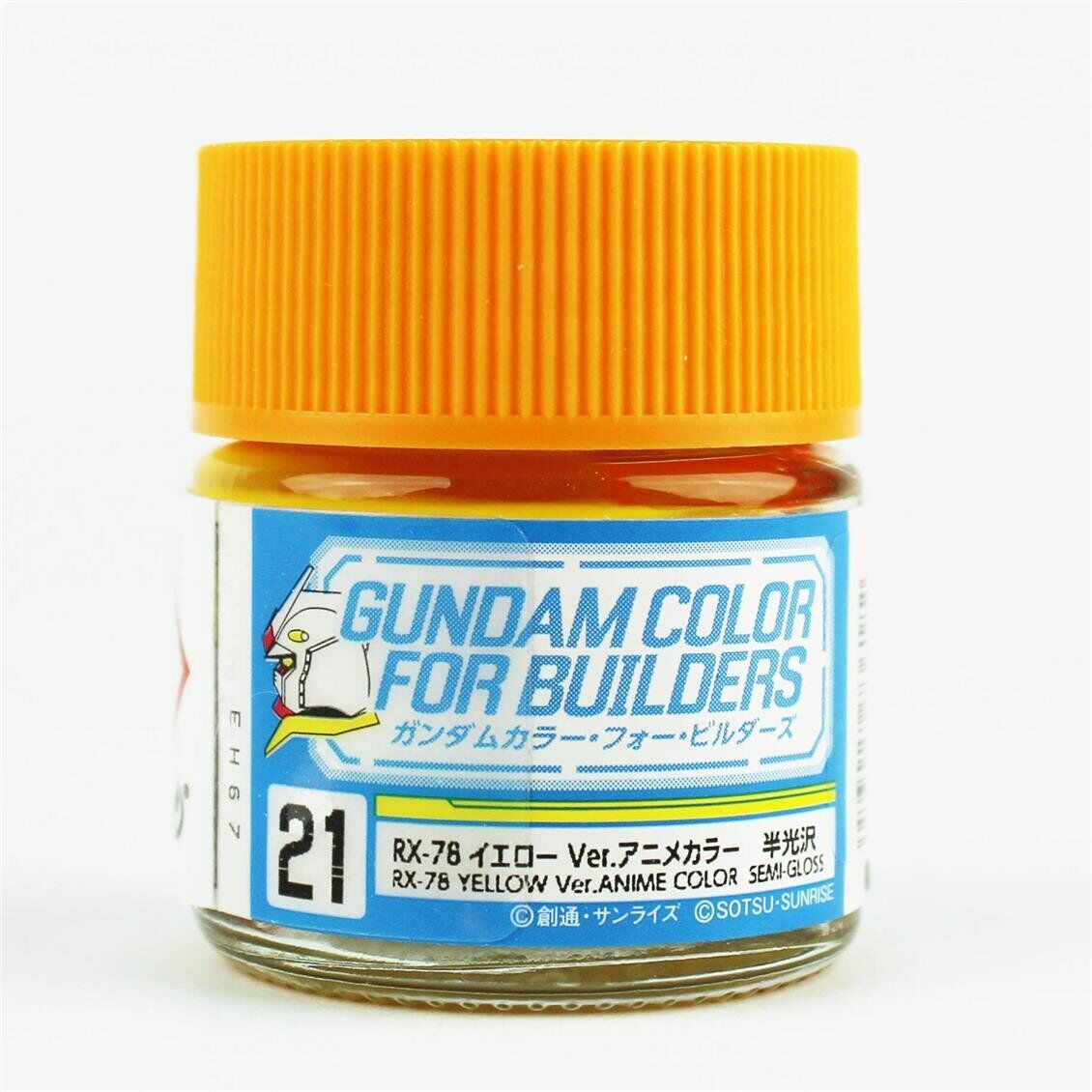 Mr.Hobby UG-21 10 ml. RX78 Yellow Ver., Gundam Color For Builders Serisi Model Boyası