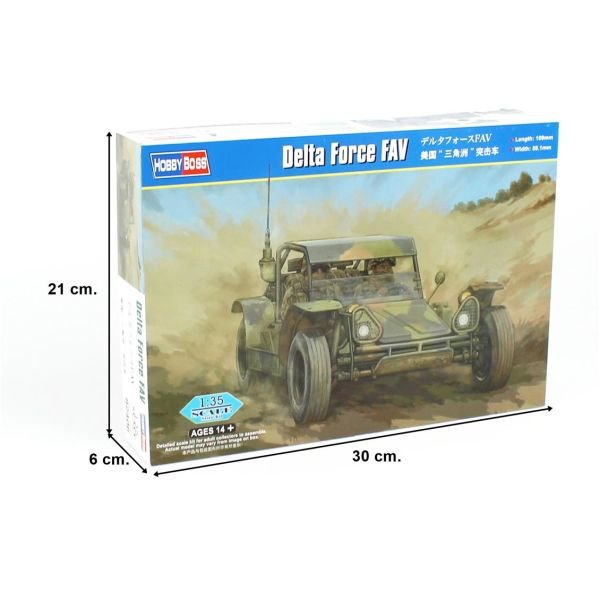 HobbyBoss 82406 1/35 Ölçek, Delta Force FAV, Hızlı Hücum Aracıi Araç, Plastik Model kiti