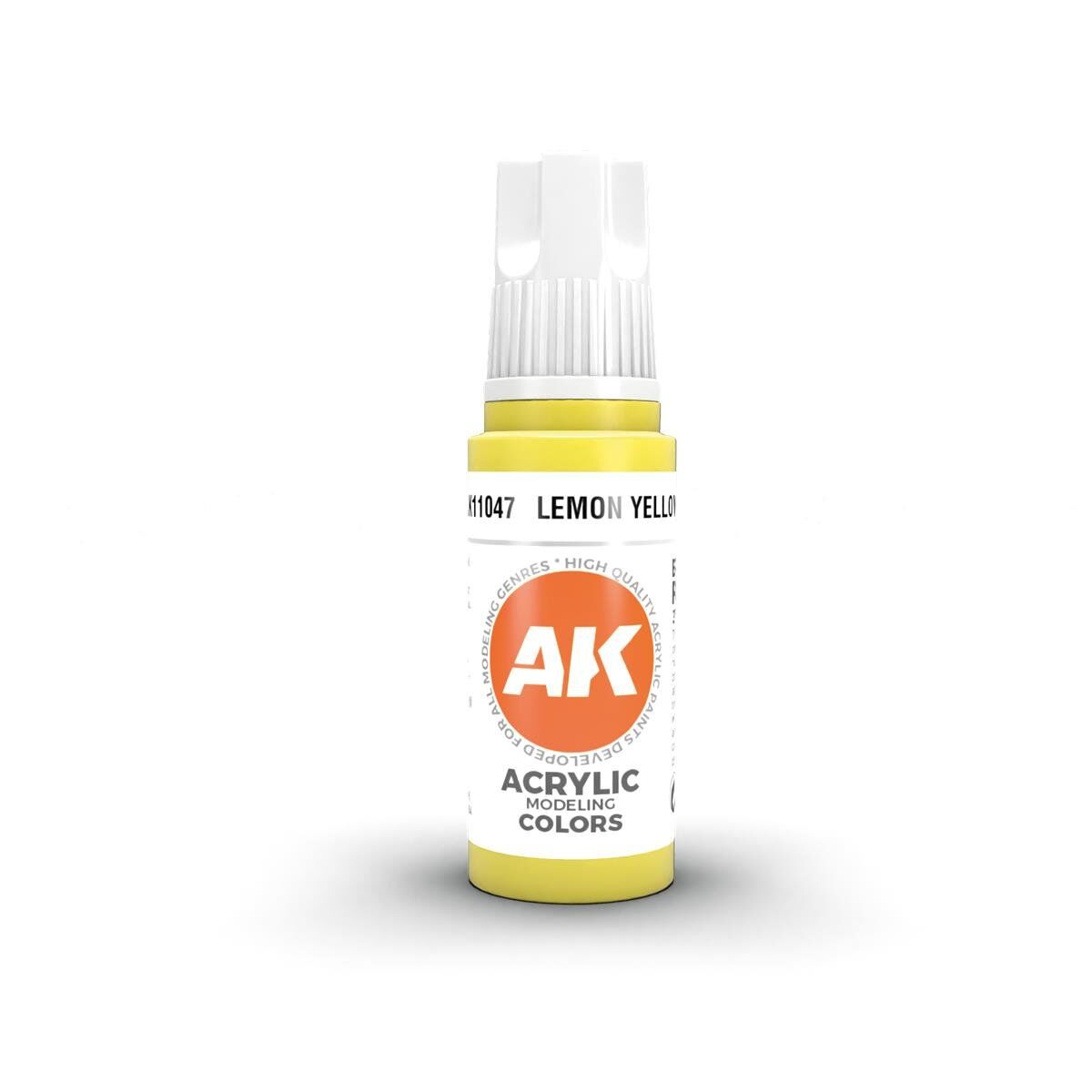 AK 11047 17 ml. Lemon Yellow, 3GEN Akrilik Model Boyası