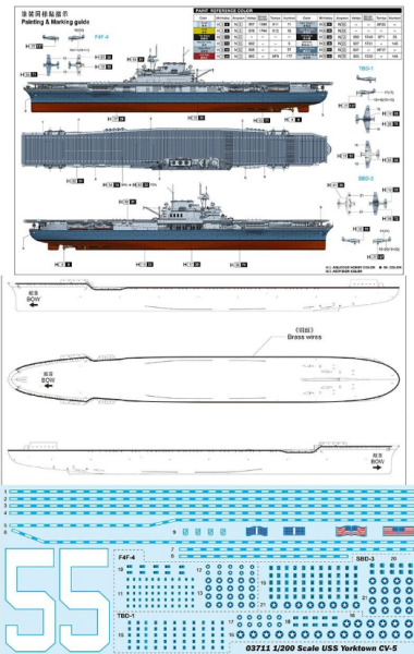 1/200 USS Yorktown CV-5