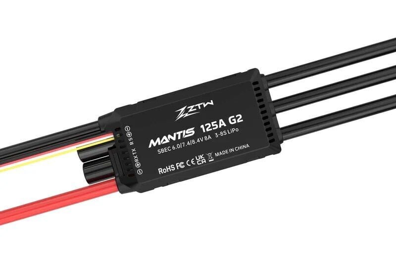 ZTW Mantis G2 125A ESC 32-Bit 3-8S (Ayarlanabilir SBEC 6V/7.4V/8.4V  8A)