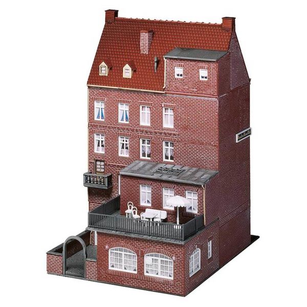 Faller 130445 1/87 Ölçek, Paradise Gece Kulüplü Bina, Plastik Model Kiti