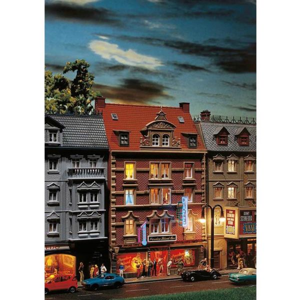 Faller 130445 1/87 Ölçek, Paradise Gece Kulüplü Bina, Plastik Model Kiti