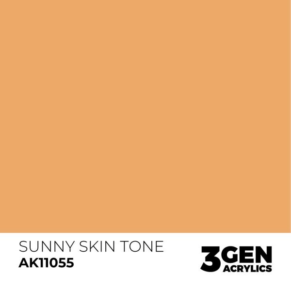 AK 11055 17 ml. Sunny Skin Tone, 3GEN Akrilik Model Boyası