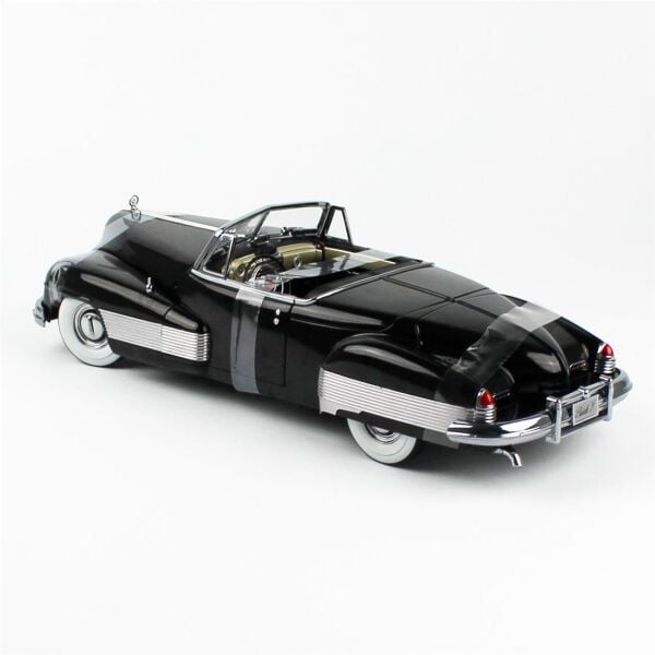Sunstar 5731 1/18 Ölçek, 1938 Buick Y-Job, Siyah, Sergilemeye Hazır Metal Araba Modeli